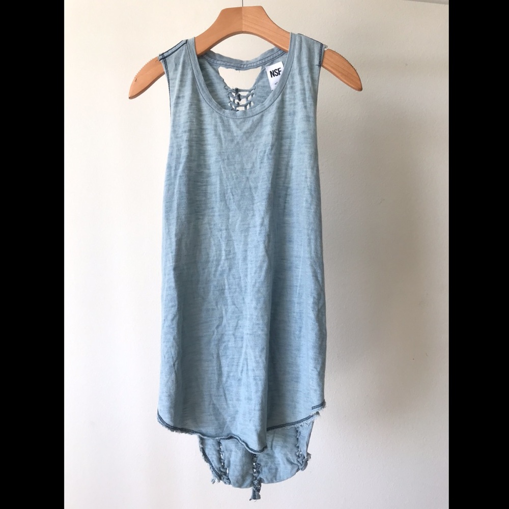 NWOT NSF Maeve Sleeveless Braided Tank.